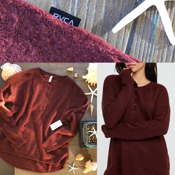 🌴🌼RVCA- UNBOYFRIENDS COZY SWEATER🌼🌴 - Picture 2 of 8